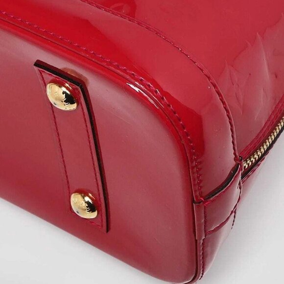 Louis Vuitton Rose Indian Monogram Vernis Alma PM Bag - Picture 4 of 12